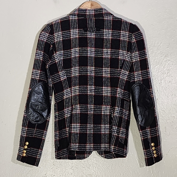 Smythe Plaid Women's Jacket - Black and Red - Picture 2 of 6